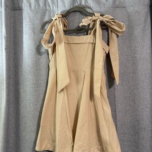 Mable Beige Sleeveless Top